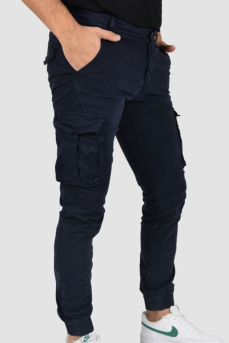PANTALONI CON TASCONI E POLSINO