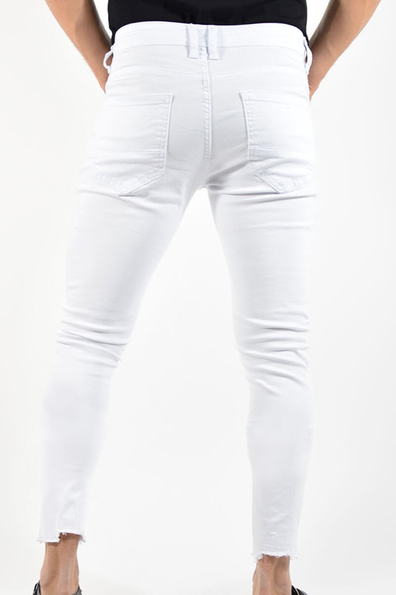 JEANS SKINNY CON STRAPPI ALLA CAVIGLIA