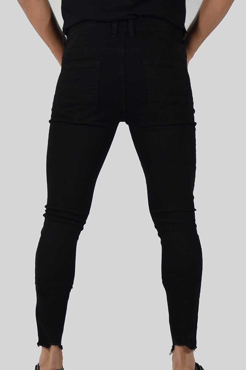 JEANS SKINNY CON STRAPPI ALLA CAVIGLIA