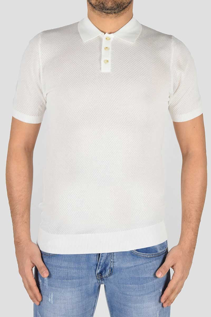 POLO IN MAGLIA MICROFANTASIA