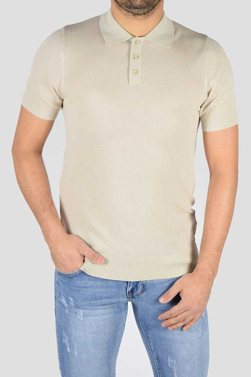 POLO IN MAGLIA MICROFANTASIA