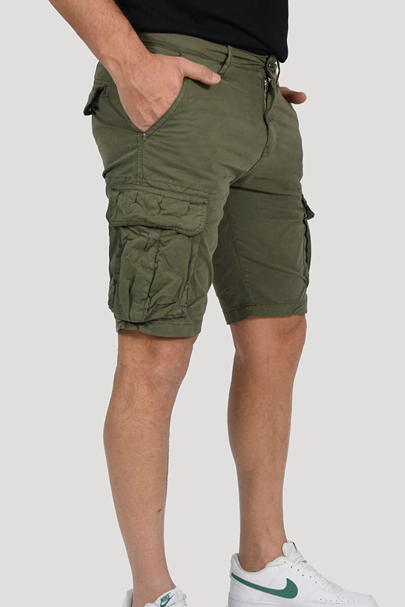BERMUDA SKINNY CON TASCONI