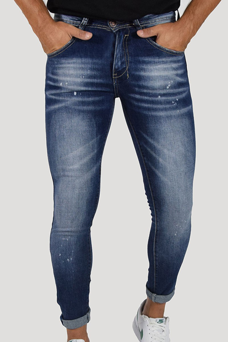 JEANS SKINNY CAPRI CON PITTURA