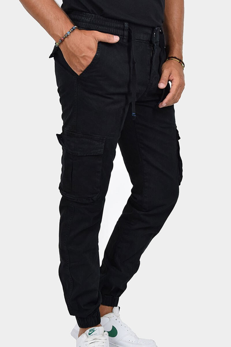 PANTALONI CON TASCONI E LACCIO IN VITA