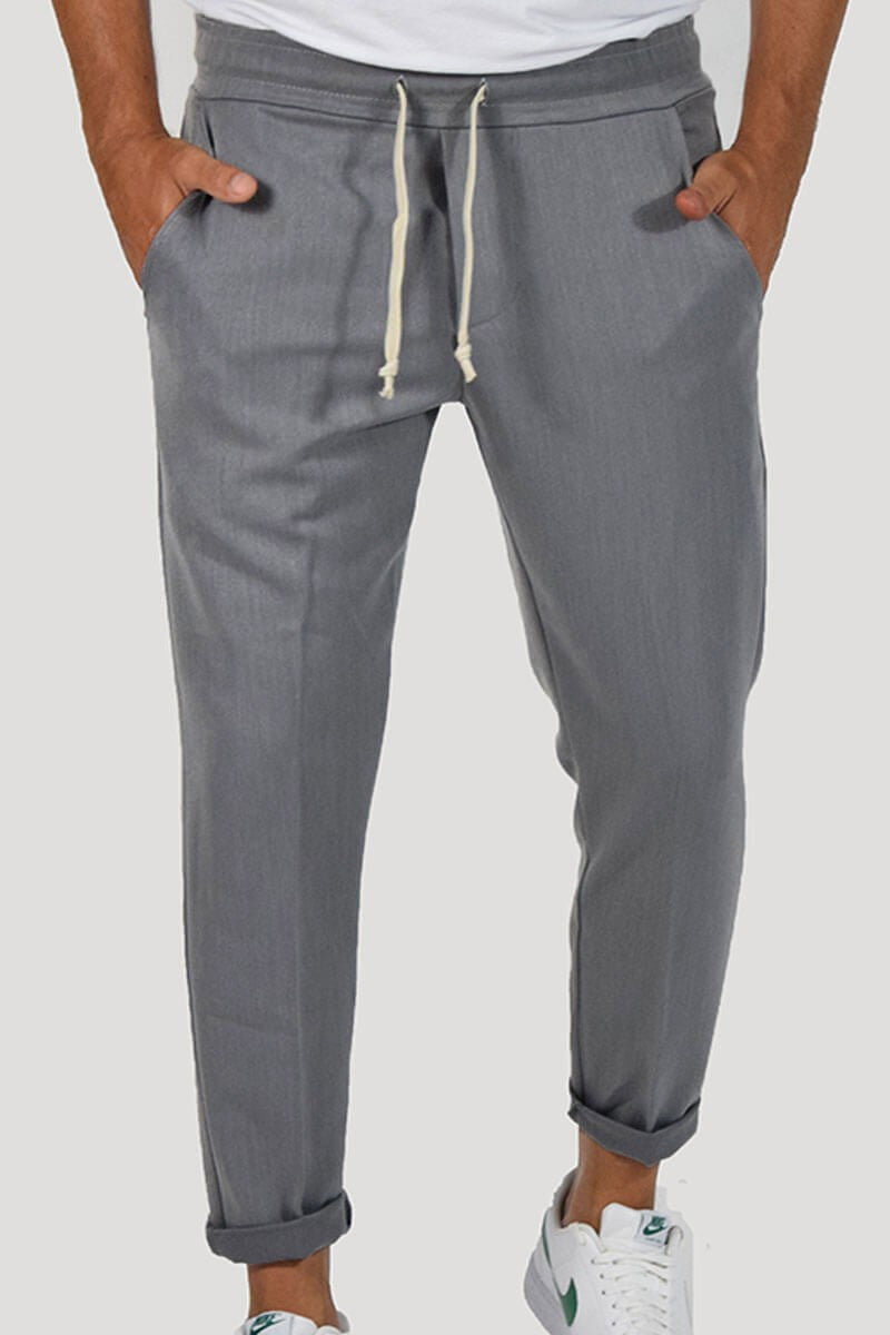 PANTALONI CON LACCIO IN VITA