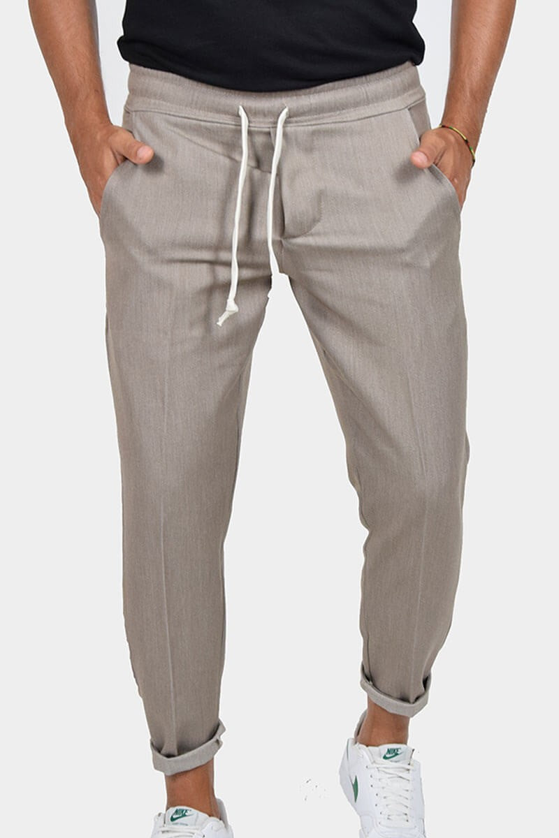 PANTALONI CON LACCIO IN VITA
