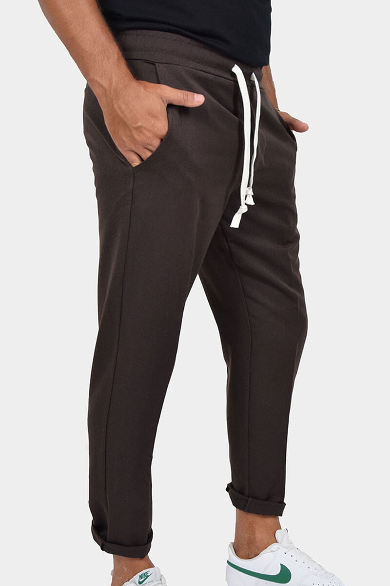 PANTALONI CON LACCIO IN VITA