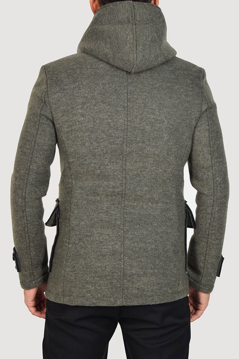 CAPPOTTO DOPPIOPETTO CON CAPPUCCIO