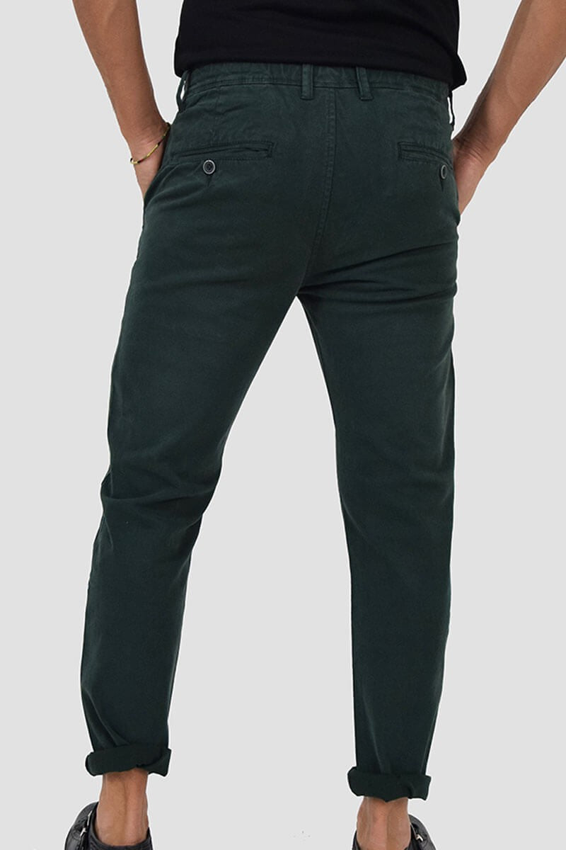 PANTALONI SLIM FIT CON VITA ELASTICIZZATA