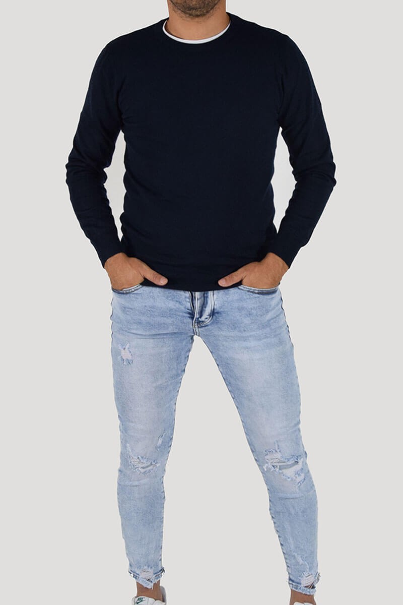 JEANS SKINNY CON STRAPPI