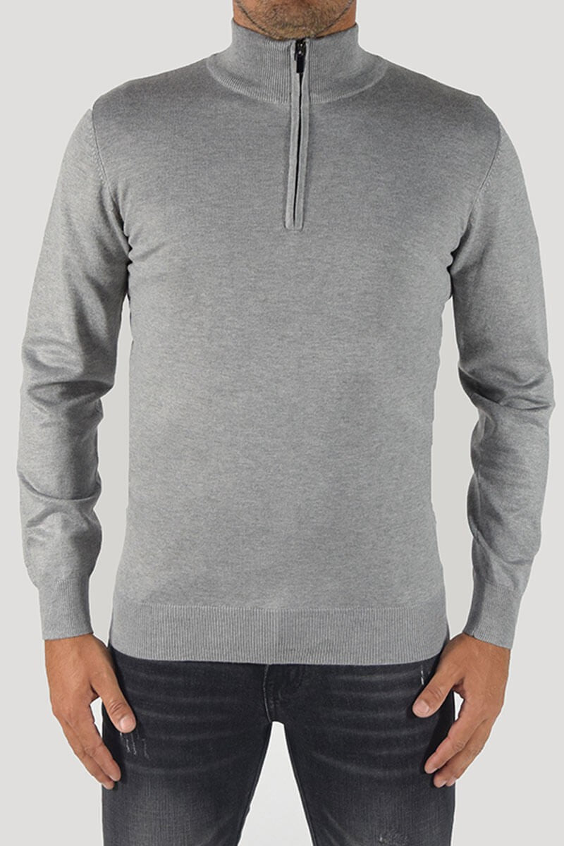 PULLOVER CON CERNIERA SUL COLLO