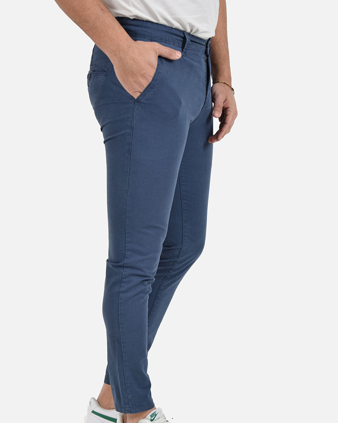 Pantaloni skinny capri microfantasia