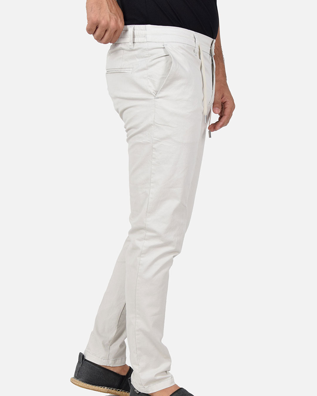 Pantaloni chino in cotone elasticizzato